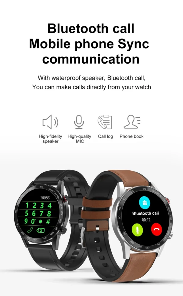 Zordai DT95 Smart Watch Men 1.3"HD Full Touch Heart Rate GPS Sport Fitness Watch Waterproof IP68 For Xiaomi Huawei Watch GT3 Pro - Image 4