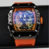 UTHAI Men's Watch Sports High Appearance Fashion Trend Luminous Waterproof Rubber Bucket Dragon Tiger Male's Clock Watches - Image 2