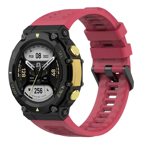 Silicone Watchband Strap For Huami Amazfit T-Rex 2 T-Rex2 Smart Watch Band - Image 4