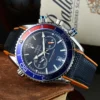 Top Seamaster AAA+ Watches For Mens Business Multifunction Automatic Date Wristwatch Luxury Steel Chronograph Quartz Male Clocks - Image 6