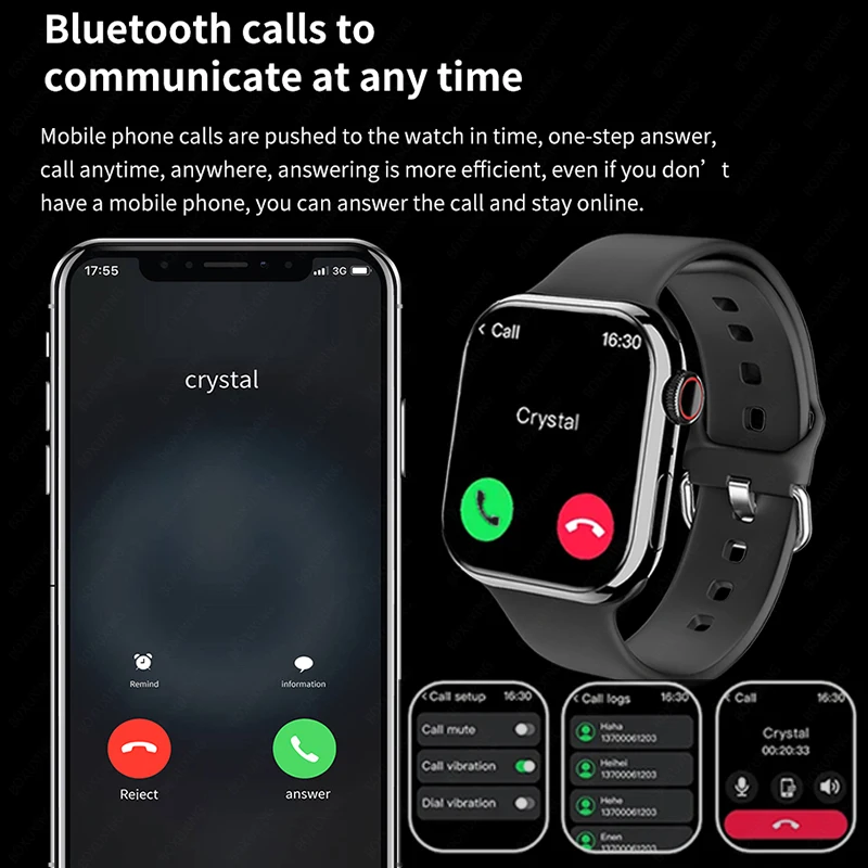 New For Apple Watch 10 GPS NFC Smart Watch Men Women Wireless Charging BT Call Waterproof HD AMOLED Smartwatch For Android IOS - Image 4