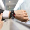 Car Wheel Watch With Leather Strap For Men Multifunctional Business Male Clock Running Climbing Fishing Sports Watch - Image 3