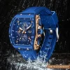 LIGE Outdoor Square Casual Sport Quartz Man Watch Top Brand Luxury Watches Fashion 50M Waterproof Auto Date Silicone Chronograph - Image 5