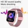 Xiaomi Call Smart Watch Women Custom Dial Smartwatch For Android IOS Waterproof Bluetooth Music Watches Touch Bracelet Clock - Image 2