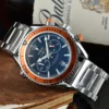 Top Seamaster AAA+ Watches For Mens Business Multifunction Automatic Date Wristwatch Luxury Steel Chronograph Quartz Male Clocks - Image 5