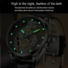 2024 New Men Watch Skeleton Quartz Wristwatch Gold Skeleton Retro Man Watch Top Brand Luxury Clock Mens Watches Reloj Hombre - Image 4