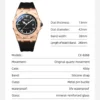 Fashion Chenxi Top Brand Mens Luxury Casual Dial Stainless Steel Calendar Luminous Waterproof Male Silicone Calendar Wrist Watch - Image 3