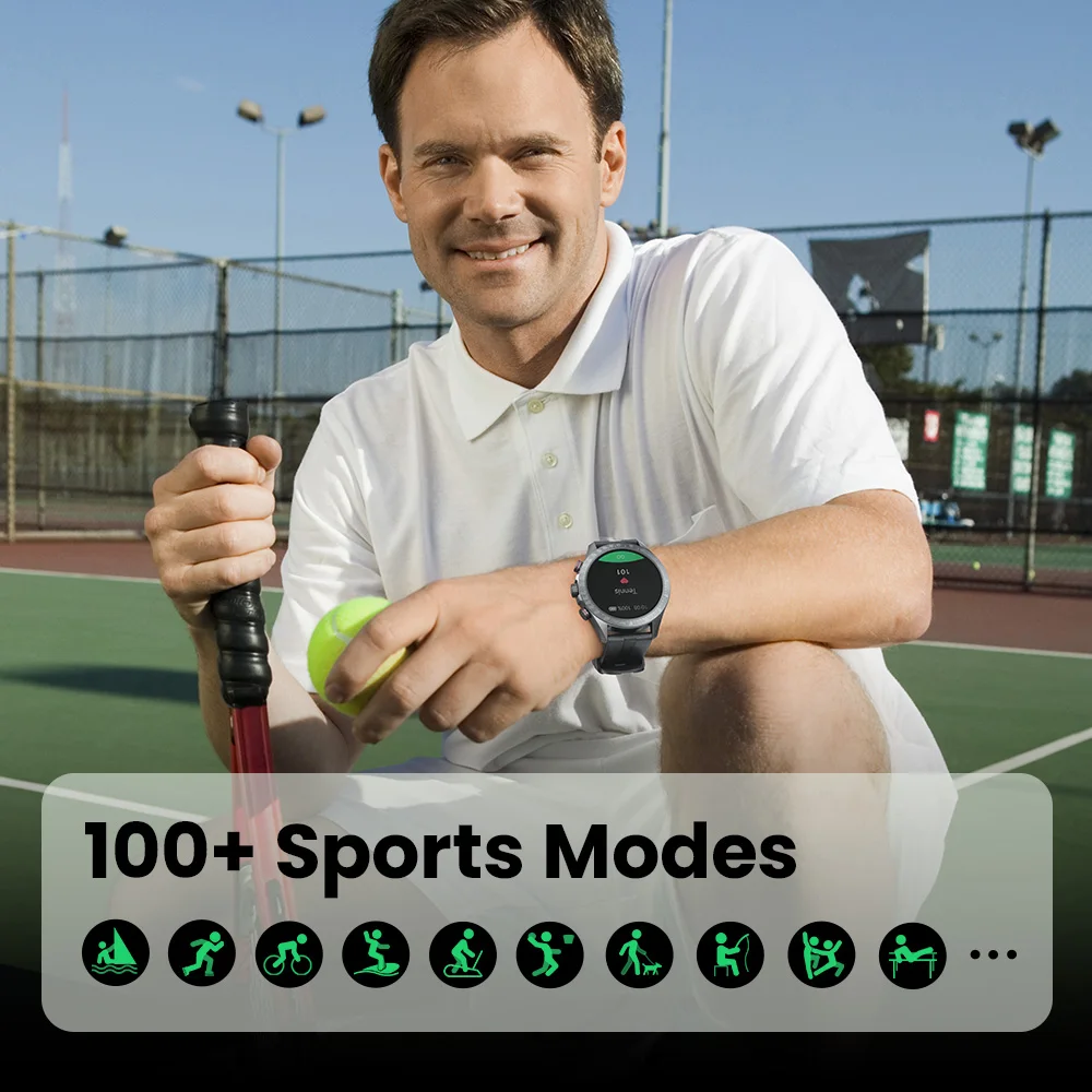 HAYLOU Solar Pro Smart Watch 1.43"AMOLED Display Bluetooth Phone Call & Voice Assistant Mulitary-grade Toughness Watch - Image 3