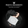 OLEVS Quartz Watch for Men Silicone Strap Tonneau Men's Watches Moon Phase Chronograph Auto Date Multifunction Sports Wristwatch - Image 4