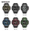 SANDA G style New Men Watch 50M Waterproof Sports Military Quartz Watch For Male Electron Digital Wristwatch Reloj De Hombre - Image 3