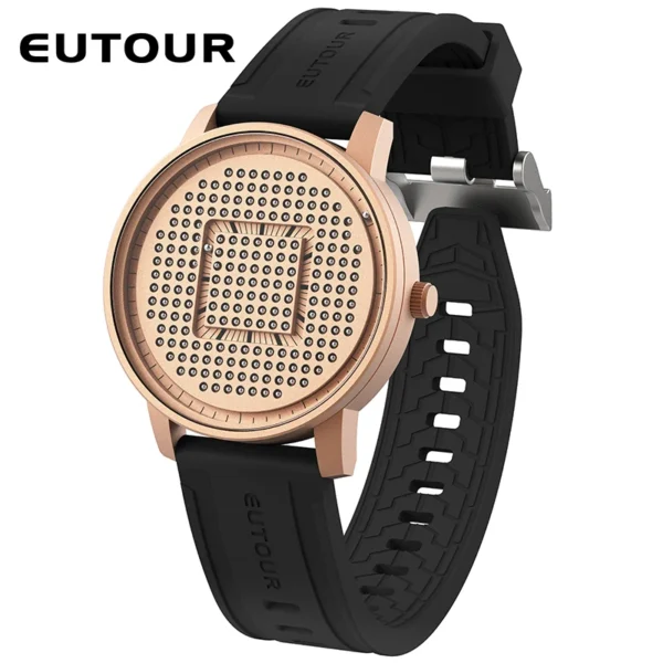 EUTOUR Fashion Men's Watch Magnetic Bead Concept Matrix Watch Waterproof Pixel Art Design Quality Quartz Watches for Men - Image 4