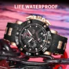 LIGE Top Brand Luxury Quartz Man Watch Fashion Casual Sport Silicone Strap Clock Personality Waterproof Luminous Watches for Men - Image 3