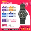 Boderry LANDMASTER Field Watches Titanium Automatic Seiko NH35 Movement Sport 100M Waterproof Outdoor Dive Wristwatch Mens