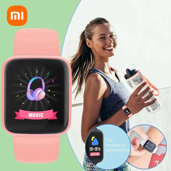 Xiaomi NEW Smart Watch Men Women Bluetooth Connected Phone Music Fitness Sports Bracelet Sleep Monitor Waterproof Y68 Smartwatch - Image 5