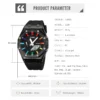 SKMEI 2100 Waterproof Men Watch Countdown Stopwatch Led Light Electronic Movement Wristwatch 5Alarm Clock 2 Time Digital Watches - Image 6