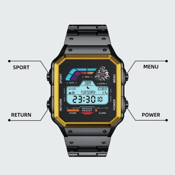 Aiweile AW38 Smart Watch Man 2024 Original For Android IPhone Xiaomi Sports Modes Wireless Bluetooth Call Fashion Gift PK gtr 2 - Image 2