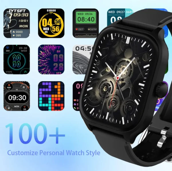 H9 Smart Watch Men Women Sport Fitness Tracker 2.01" HD Scree Bluetooth Call Smartwatch Wristwatch for All Smartphones - Image 5