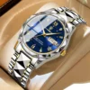 POEDAGAR Men Quartz Watch New Luxury For Man Sports Waterproof Luminous Stainless Steel Week Date Men's Watches Male Clock + Box - Image 2