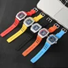 2024 New Fashion Top Men Luxury Watches Mens Big Silicone Jelly Casual Quartz Watch For Gift Relogio Masculino Male Wristwatches - Image 5