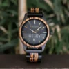 BOBO BIRD Men's Watches Niche Wooden Wristwatch Unique Quartz Watch for Men Week & Date Display Customized Drop Shipping - Image 2