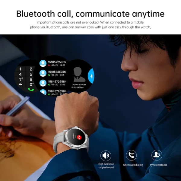 2024 New For Xiaomi Watch S4 Sport Smart Watch Men AMOLED Screen NFC GPS Compass Heart rate Waterproof Bluetooth Call SmartWatch - Image 6