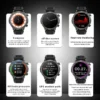 2024 New Bluetooth Call Smart Watch Men For Huawei AMOLED HD Large Screen Heart Rate NFC IP68 Waterproof GPS Sports Smart Watch - Image 6