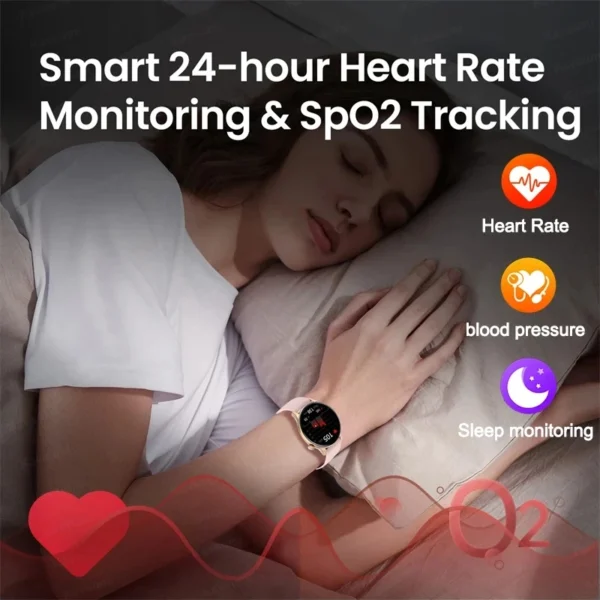 2024 GPS Smart Watch Women 1.43 Inch AMOLED 466*466 HD Screen Sport Heart Rate NFC Custom Dial Bluetooth Call Smartwatch Ladies - Image 4