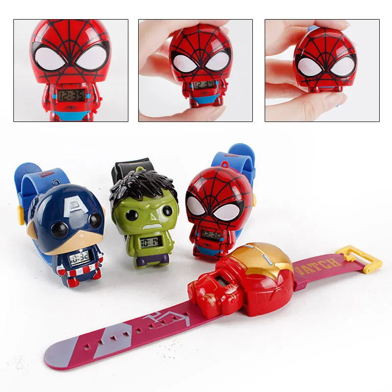 Disney Spiderman Children's Watches Robot Electronic Watch Student Boy Girl Digital Clock Kids Toys Baby School Birthday Gift - Image 2