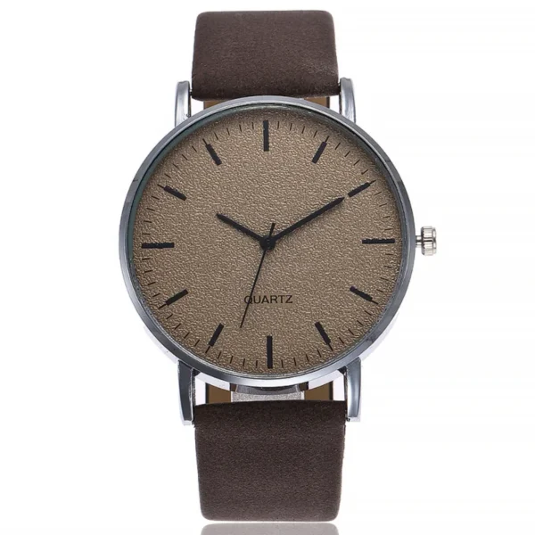Relogio Masculino Fashion Unisex Watch Men Blue Watches Casual Leather Band Quartz Wristwatches Men Cheap Price Dropshipping - Image 4