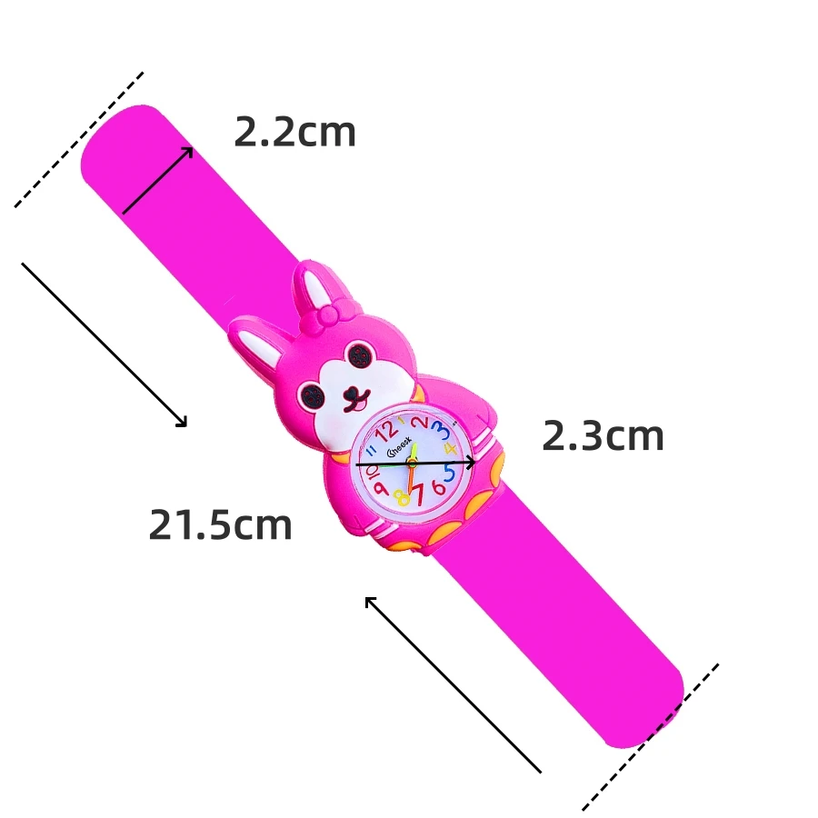 6 Styles Cartoon Rabbit Toys Children Watches Fashion Waterproof Girls Watches for Kids Birthday Gift Bracelets - Image 6