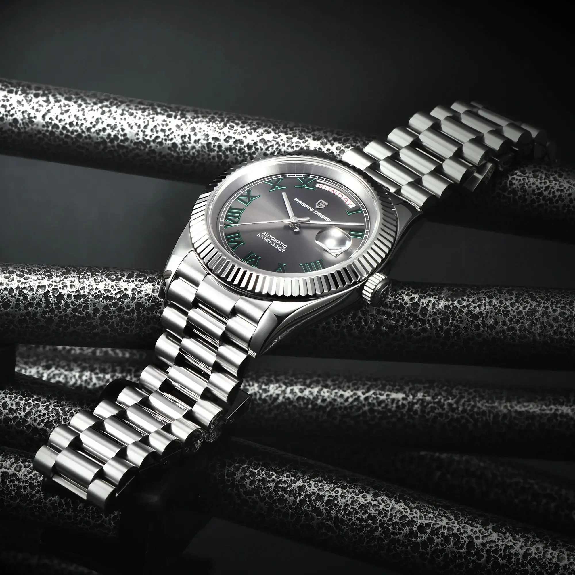 PAGANI DESIGN 2024 New DD40 NH36A Men's Watches Luxury Automatic Mechanical Watch For Men AR Sapphire Glass Date Wrist watch Men - Image 3