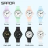 SANDA 6060 Simple Black White Waterproof Watch Clock Reloj Top Brand Calenda Quartz Watch Minimalism Style Ladies Wristwatch - Image 6