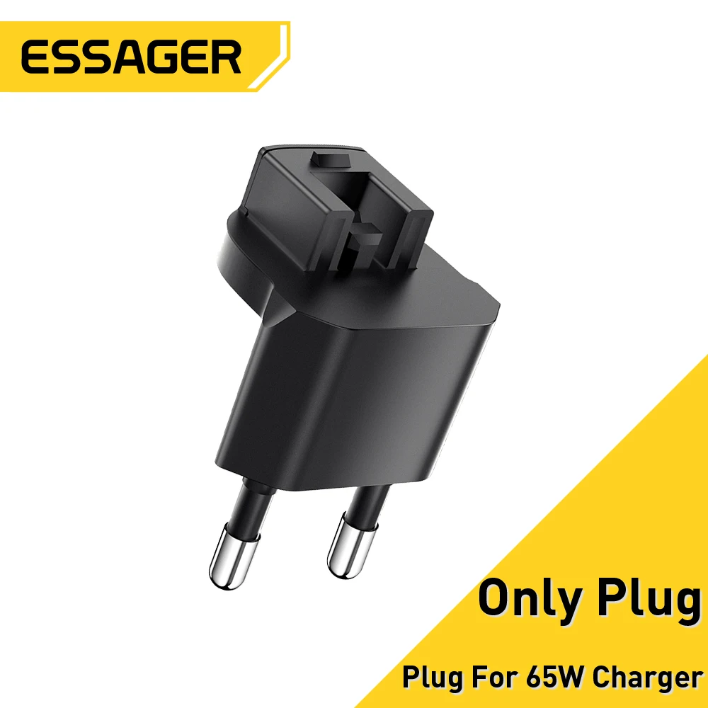 Plug Adapter For Essager 65W GaN USB Type C Charger sinsa