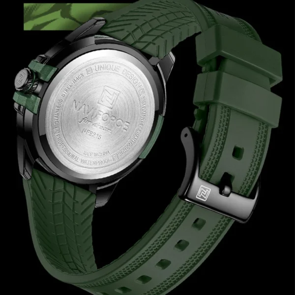 Original Brand NAVIFORCE New Quartz Watch for Men Waterproof Silicone Strap Business Male Classic Wristwatches Auto Date Clock - Image 6