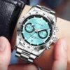 LIGE Mens Watches Military Sport Waterproof Men's Quartz Wristwatch Top Brand Luxury Business Date Chronograph Relogio Masculino - Image 5