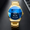 HOURSLY Top Brand Black Technology Quartz watches for men Round Business Men's Watch Locomotive relogios masculino - Image 4