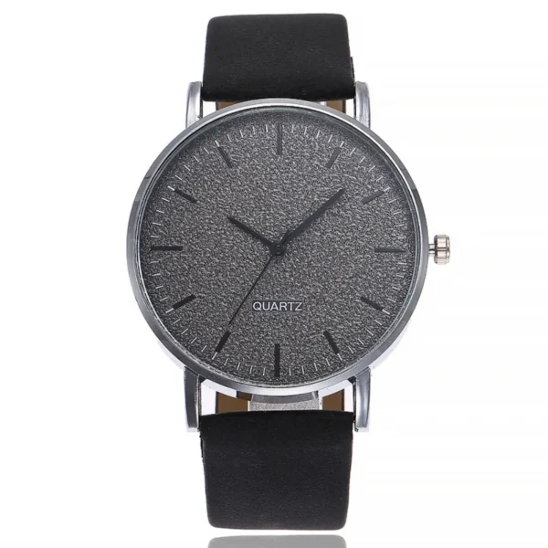 Relogio Masculino Fashion Unisex Watch Men Blue Watches Casual Leather Band Quartz Wristwatches Men Cheap Price Dropshipping - Image 5