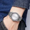 SKMEI Waterproof Time Clcok reloj hombre Simple Quartz Watch Mens Luxury Stainless Steel Strap Male Wristwatches 2176 - Image 3