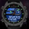 NAVIFORCE Military Watches for Men Fashion Sport Chronograph Alarm Wristwatch Waterproof Quartz Big Clock Digital Male Watch - Image 2