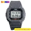 SKMEI 1471 5Bar Waterproof Alarm Clock Cowboy Military Fashion Watches relogio masculino Outdoor Sport Watch Men Digital Watch - Image 2
