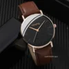New Men Watch Luxury Bracelet Set Fashion Business Brown Leather Quartz Wrist Watches for Men Gift Set Relogio Masculino NO BOX - Image 5