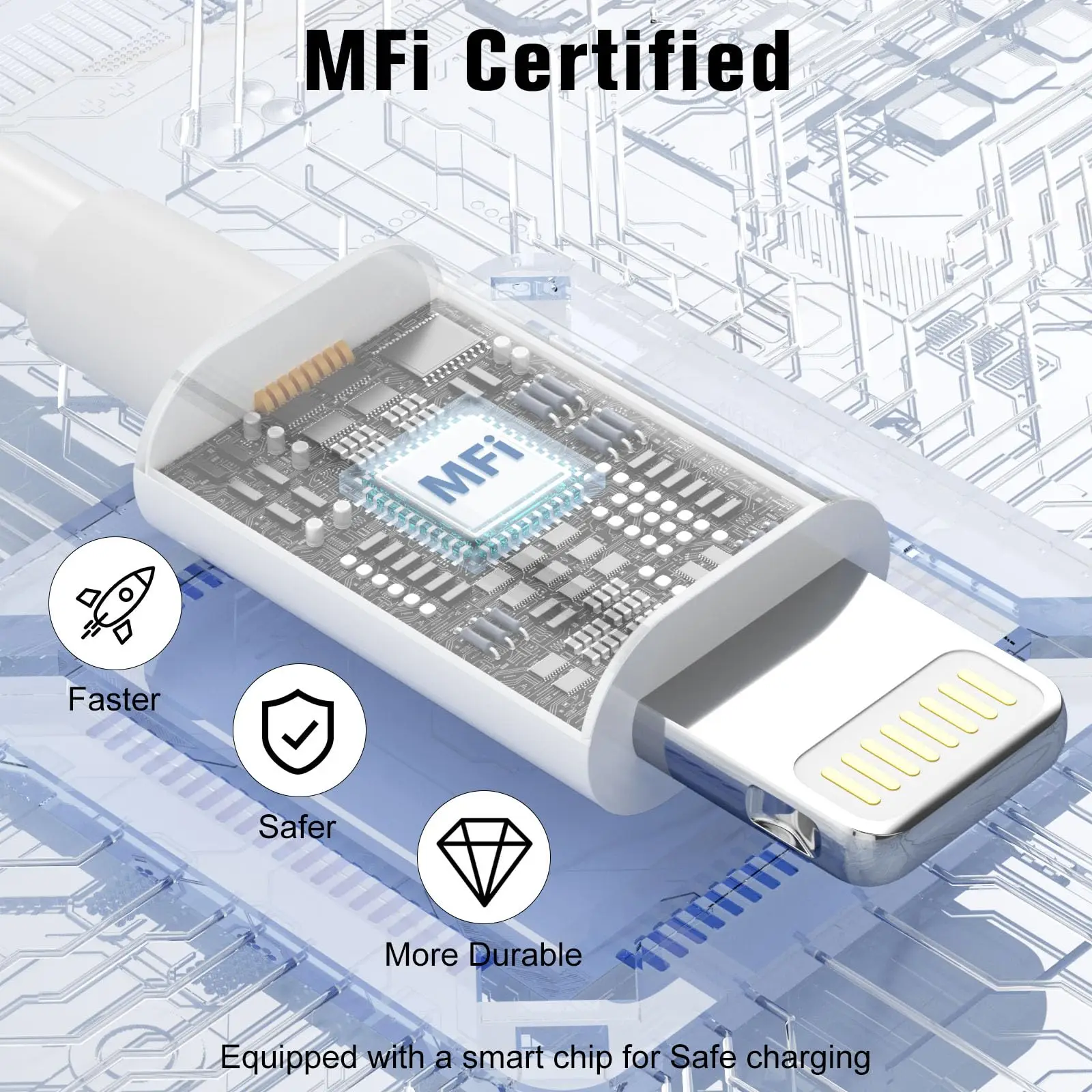 PD 30W For Apple iPhone Type C to Lightning Fast Charging Cable For iPhone 14 13 12 11 Pro Max X 8 7 6 Plus SE Phone Accessories sinsa - Image 2