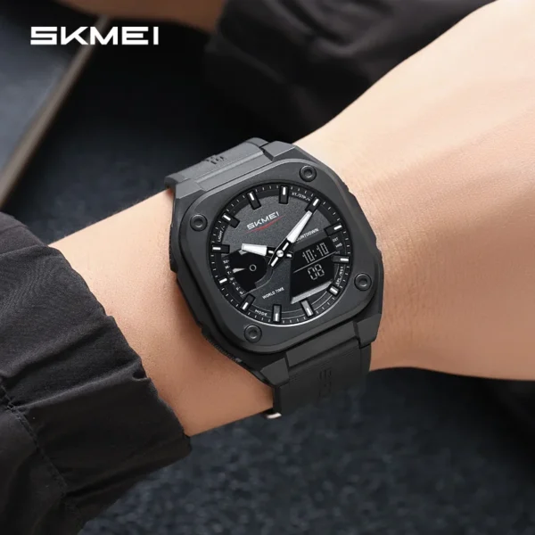 SKMEI New Digital Watch Fashion Sport Men's Wristwatch Countdown Daylight Saving Time with 5Alarm Clock Waterproof Watches - Image 2