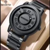 BINBOND Top Luxury Men Quartz Watches Magnetic Levitation Hollow Out Stainless Steel Waterproof Men Watches Relogio Masculino