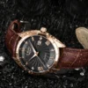 2024 LIGE Men Watches Waterproof Luminous Top Brand Luxury Leather Casual Sports Quartz Wristwatch Military Man Watch For Men - Image 4