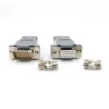 10PCS DB9 Adapter Connector Core RS232 Serial COM Plug Connectors Hole/pin DB15 Female Male Port Socket D Sub DP9 Plastic Case - Image 4
