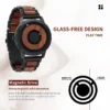 EUTOUR-Men's Solid Wood Magnetic Watch, Luxury Sport Quartz, Waterproof Watch, Original Fashion - Image 4