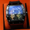 UTHAI Men's Watch Sports High Appearance Fashion Trend Luminous Waterproof Rubber Bucket Dragon Tiger Male's Clock Watches