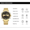NAVIFORCE Men's Watch Luxury Waterproof Sport Chronograph Quartz Wristwatches Digital Date and Week Clock Relogio Masculino 2024 - Image 3