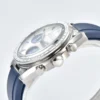 2023 New OUMASHI Men's Watch 39.5mm Business Moon Design Six Pin Automatic Date Speed Timer Sapphire Mirror VK63 Movement - Image 4
